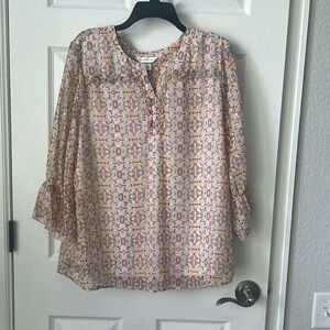 Christopher and Banks blouse size extra large